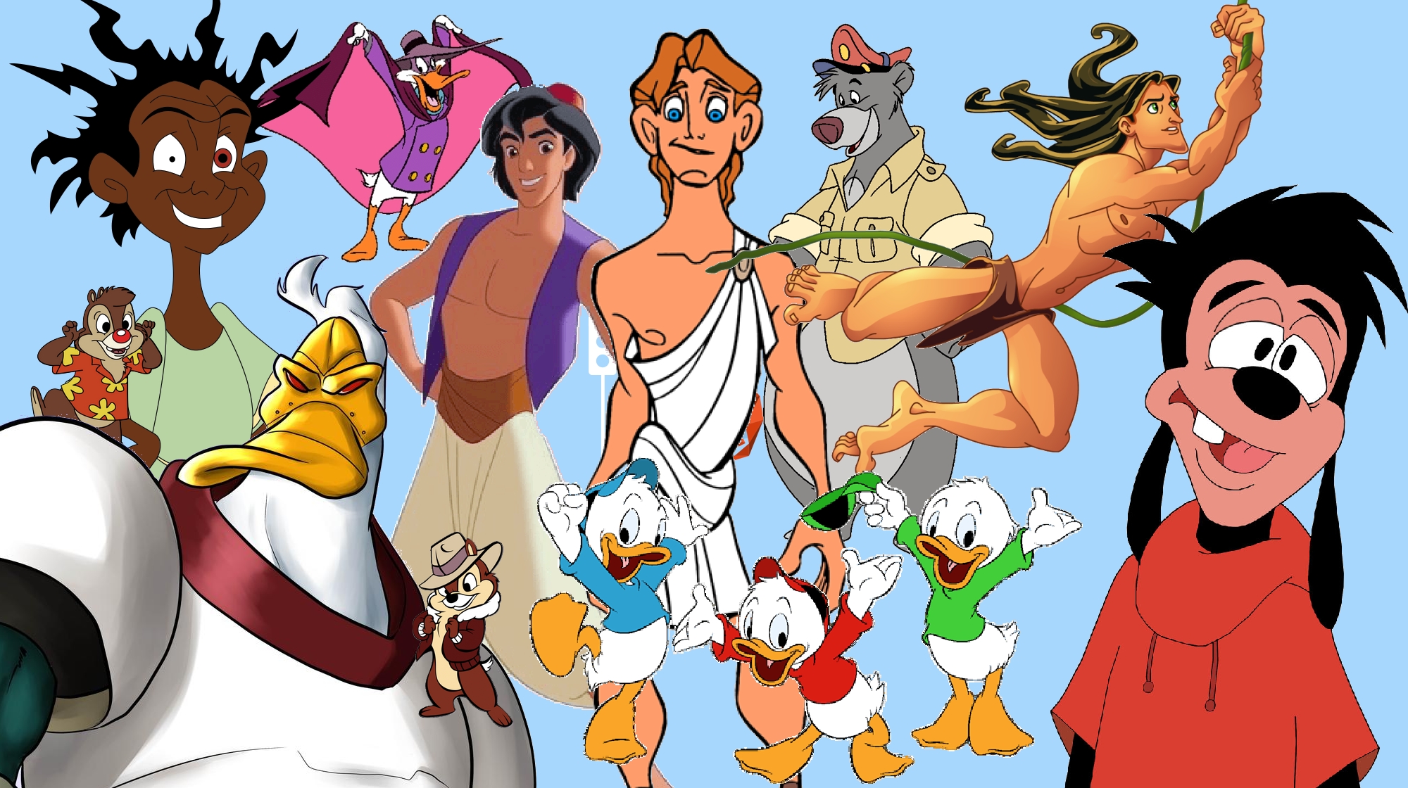 You are currently viewing Top 10 : Personnages Masculins des séries animées Disney !